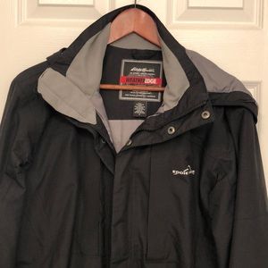 Eddie Bauer WeatherEdge insulated raincoat